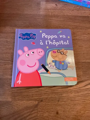 Livre cartonné Peppa Pig Peppa va à l’hôpital