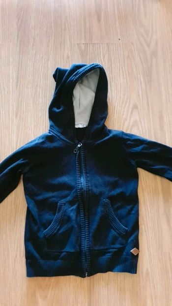 gilet noir garçon 5 ans gemo