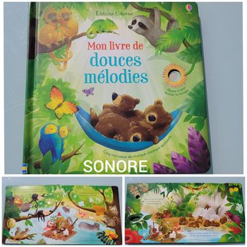Usborne 🦥 Mon livre de douces mélodies 🦎