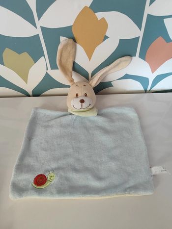 Doudou plat lapin tex