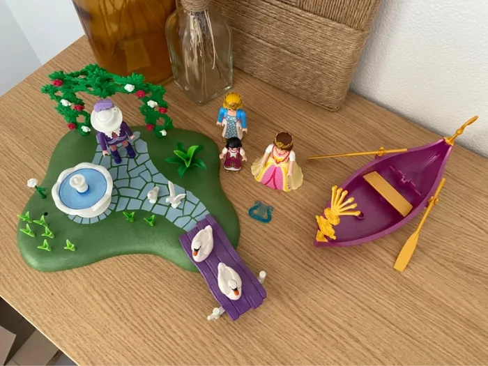 Parc et barque princesse Playmobil - photo numéro 2