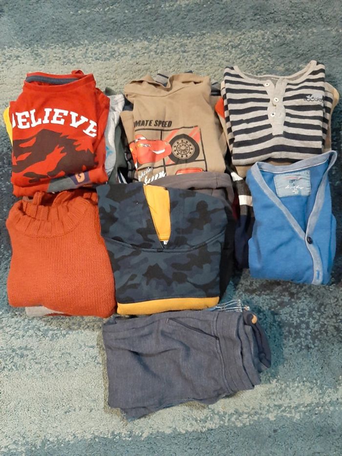 Lot vêtements garçon automne hiver 3 ans