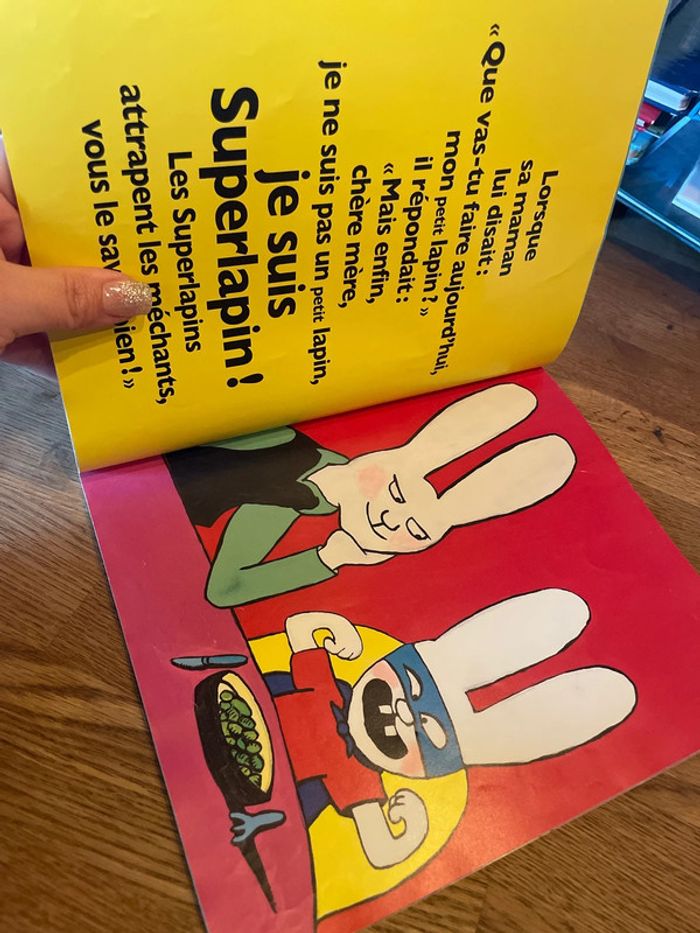 Livre L’école des Loisirs Simon le lapin SuperLapin - photo numéro 7