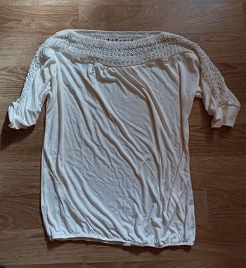 Tee shirt écru L Promod