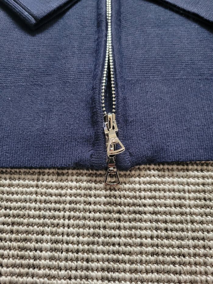 Veste Zippé Lacoste Bleue - photo numéro 7