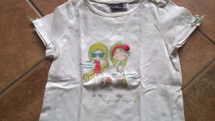 Sergent major t shirt écru - photo numéro 2
