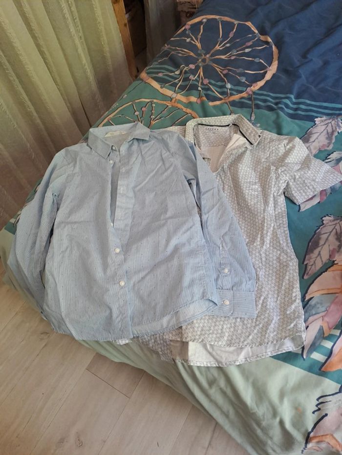 2 chemises dont une Creeks T 14ans