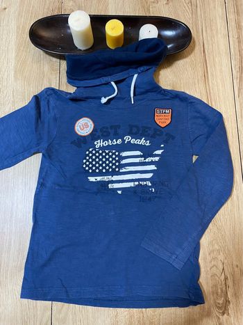 T shirt avec col 10 ans