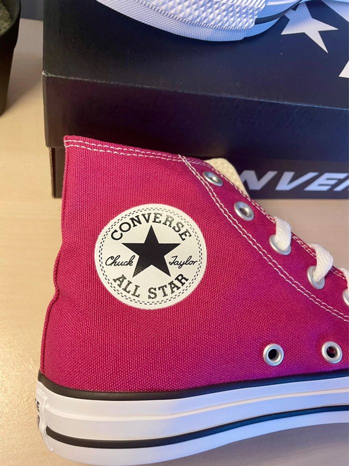 Converse Chuck Taylor all star purple / Bordeaux - photo numéro 5