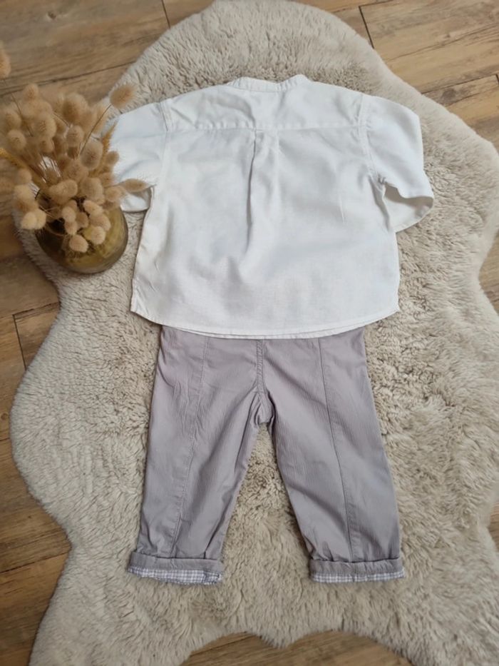 Chemise + pantalon 12 mois - photo numéro 4