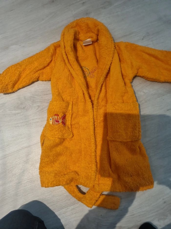 Peignoir carré blanc