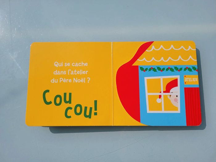Livre animé à Flaps : Coucou! Père-Noël 🎅 - photo numéro 5