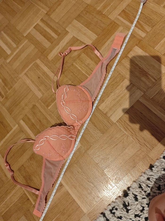 Soutien-gorge Passionata rose saumon en dentelle - photo numéro 6