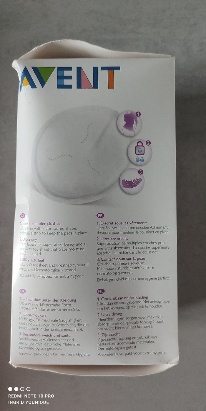 Coussinets d'allaitement Avent Philips - photo numéro 2