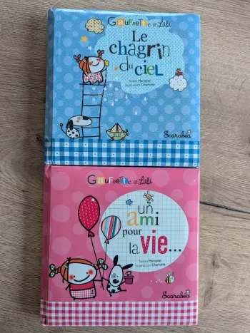Lot de livres gaufrette et lulu