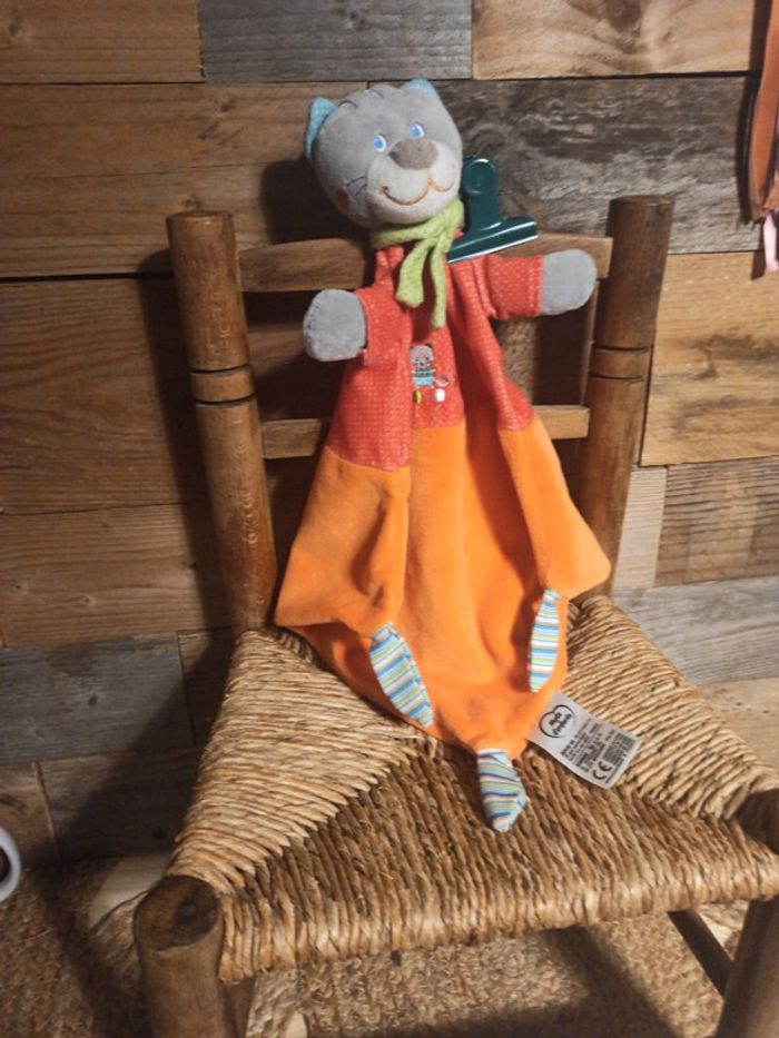 Doudou chat mots d'enfants tbe - photo numéro 2