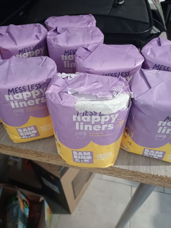 Lot de 9 × 100 voiles de protection Bambino Mio - photo numéro 2