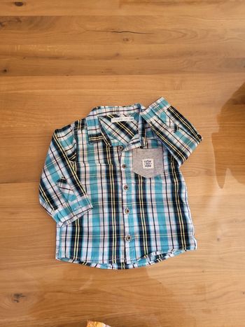 Chemise à carreaux 12 mois Gemo