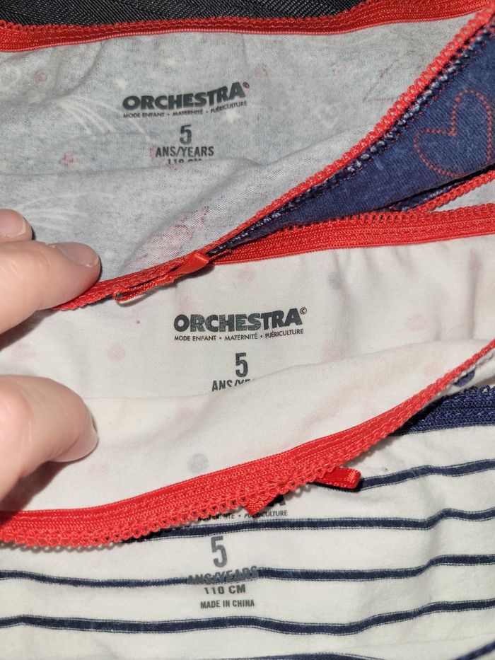 Lot de 7 culottes orchestra - photo numéro 4