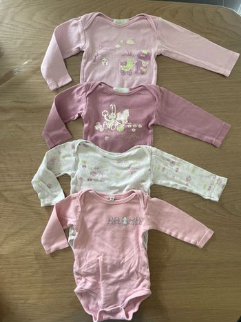 Lot de 4 bodies manches longues