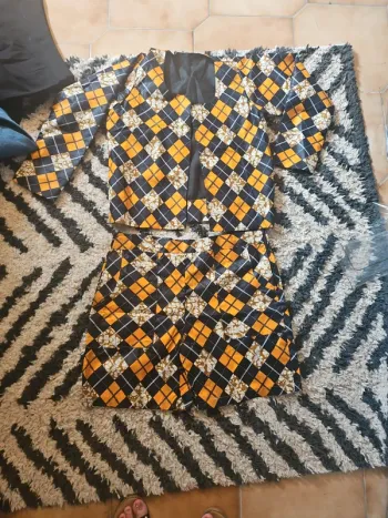 ensemble short et veste femme