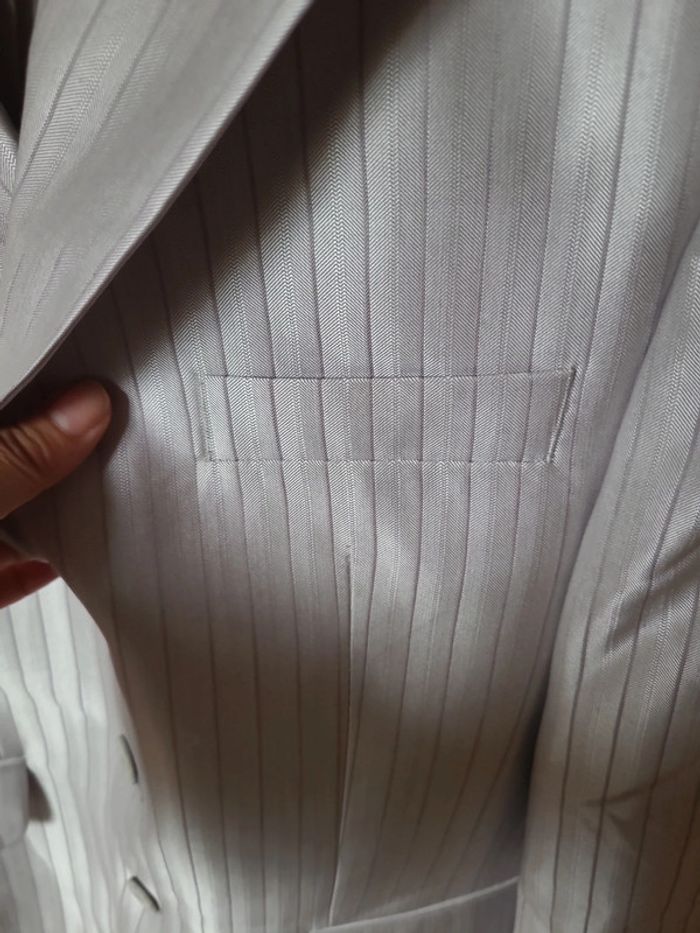 veste ou blazer gris argent taille 42 - photo numéro 4