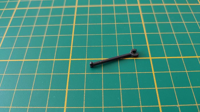 Baguette capot pièce détachée miniature Tonka Polistil Lamborghini Miura 1/18 1/18e 1/18ème #D25 - photo numéro 2