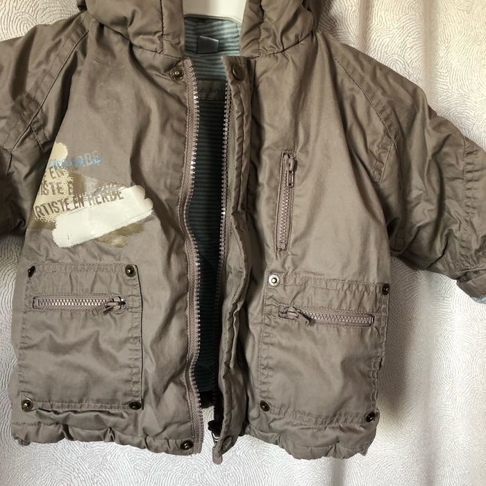 Manteau taupe ouatiné 18 mois Kiabi - photo numéro 6