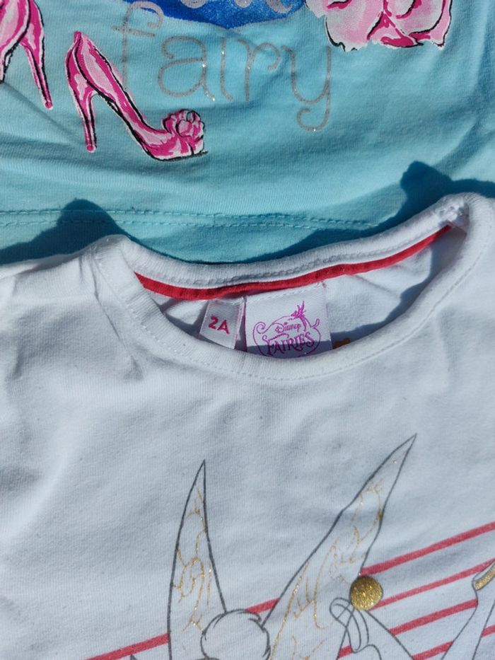 Lot 3 t-shirts manches longues 1 sous pull disney - photo numéro 8