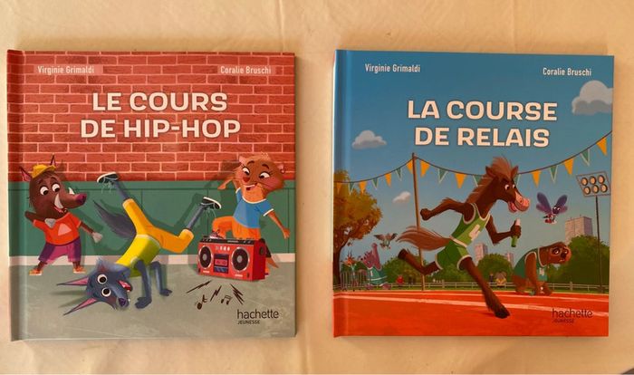 Lot de 2 livres Mcdo - Esprit Sportif - NEUFS - la course de relais, le cours de hip hop