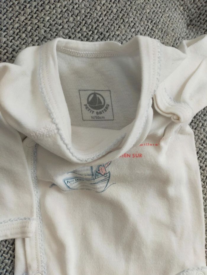 Lot de 3 bodies manches longues - taille naissance - photo numéro 5