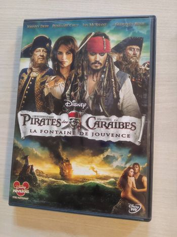 DVD Pirates des Caraïbes la fontaine de jouvence