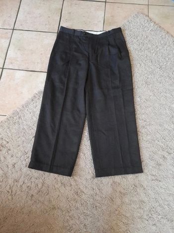 Pantalon noir T44 polyester viscose