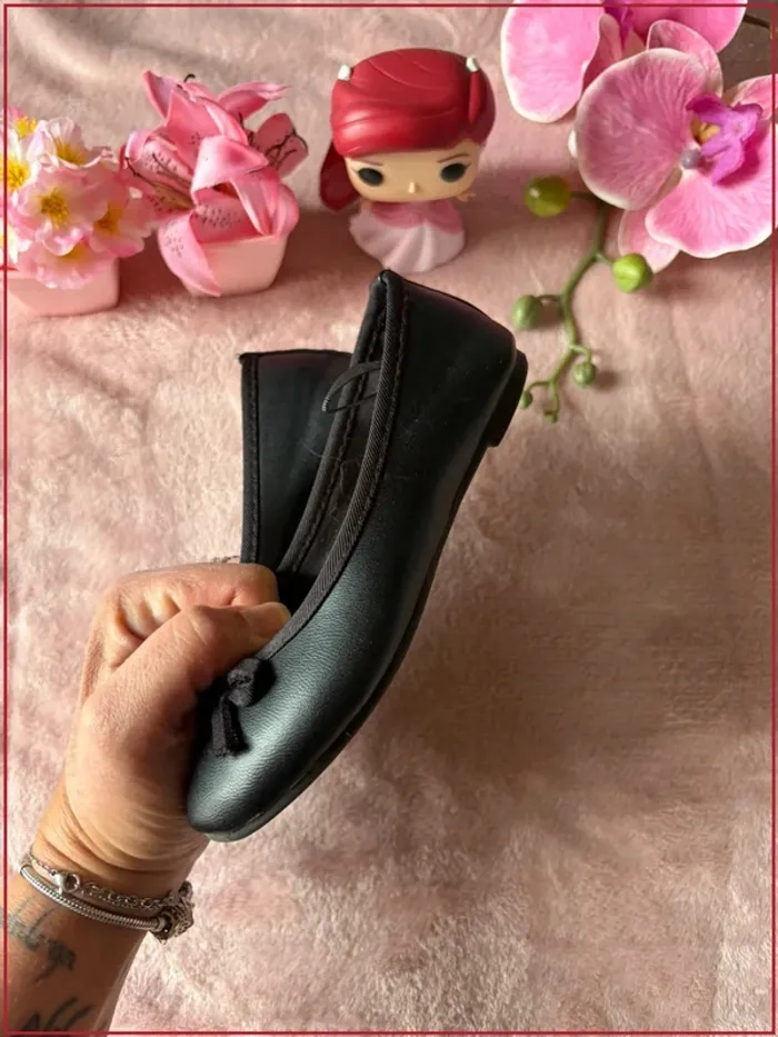 Ballerines noires Inextenso - Pointure 26 - Très bon état - photo numéro 4