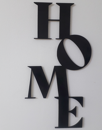 Décoration murale "home"