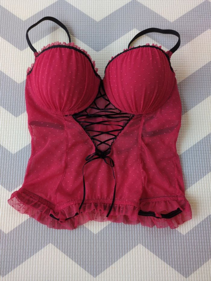 Bustier rouge