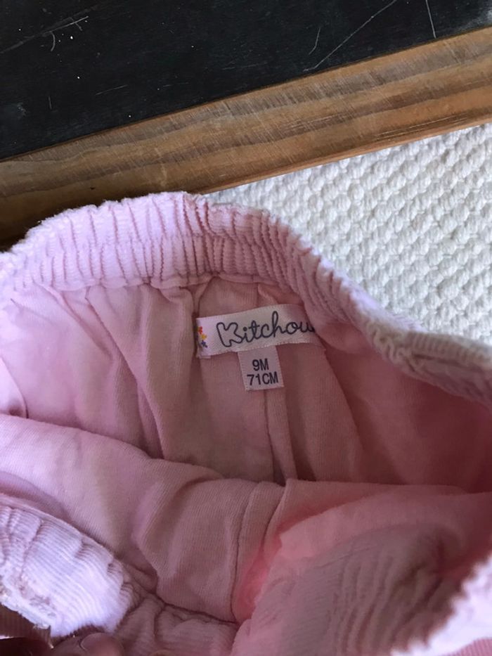 Pantalon rose velours - photo numéro 2