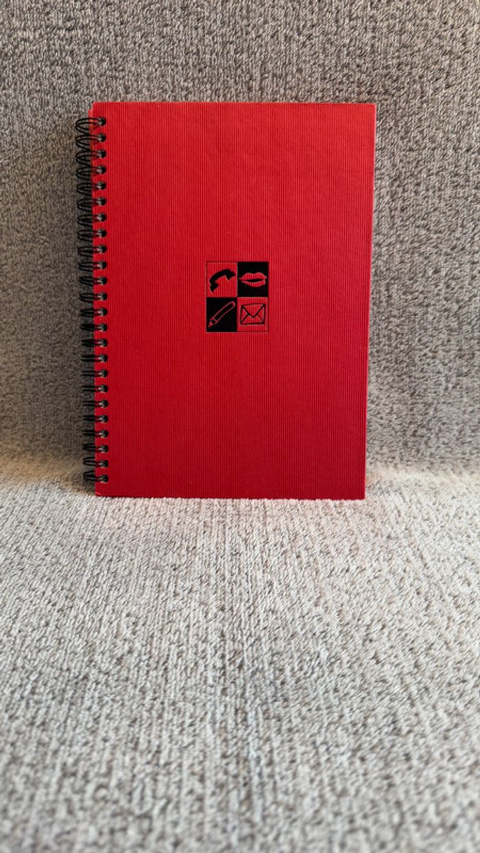 Répertoire spirale A5 couverture rouge - photo numéro 2