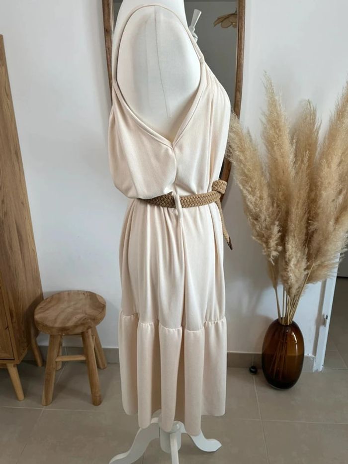Robe d’été rose pâle/abricot - photo numéro 4