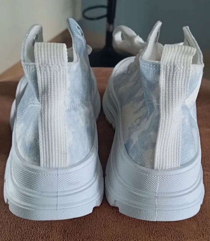 Baskets montantes tissus tye & dye - photo numéro 4