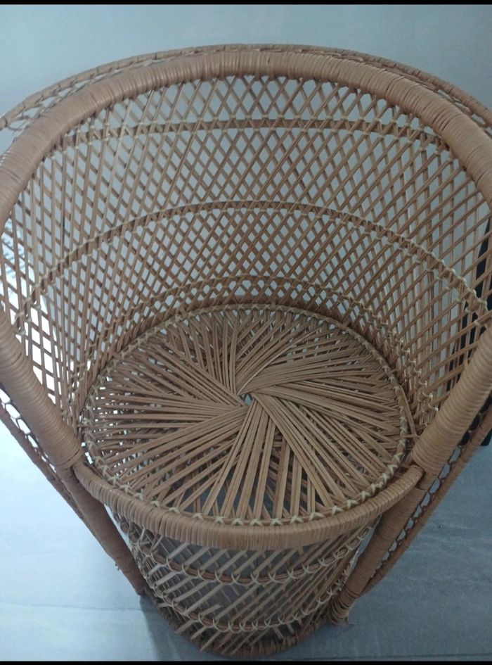 Chaise en rotin pour enfant - photo numéro 2
