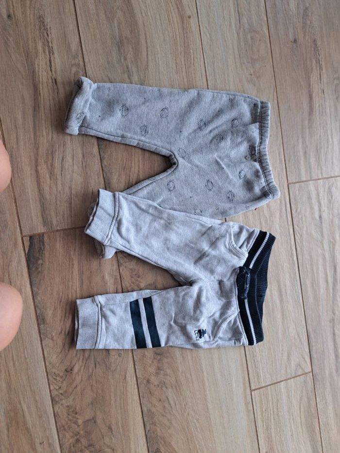 Lot 2 joggings 12 mois Lulu castagnette