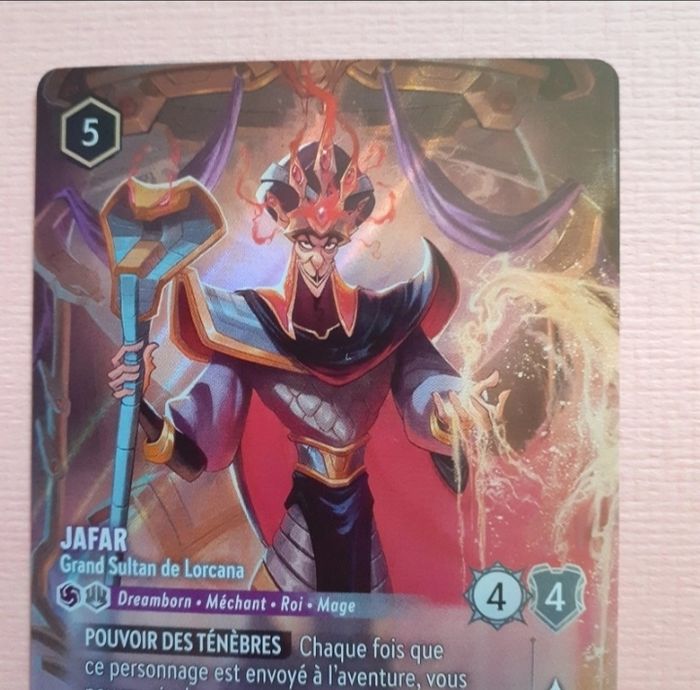 Lorcana set 8: cartes "Jafar" FOIL & Jafar non foil+Pin's - photo numéro 9