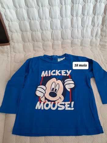 Tee shirt mickey 18 mois disney baby
