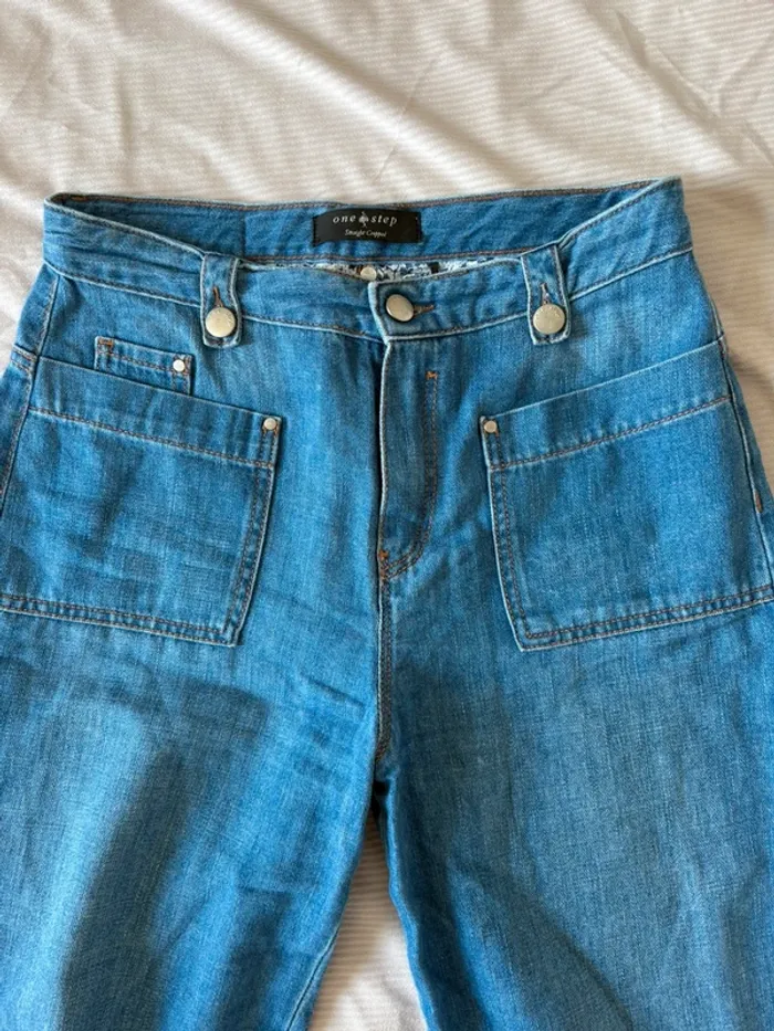 Jean bleu large taille 36 – One Step - photo numéro 2