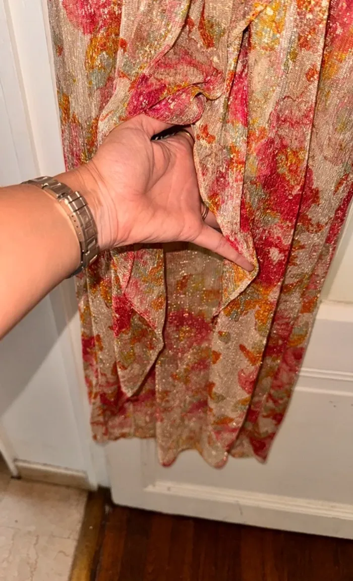 Robe vintage love  Taille unique Plus courte devant que derrière - photo numéro 5