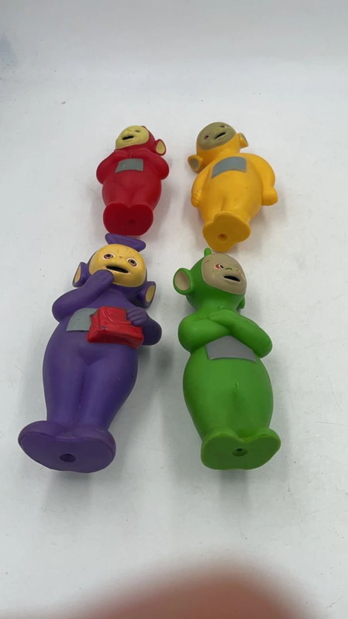 4 figurines Teletubbies « Pouet-Pouet » vintage année 80/90 - photo numéro 4