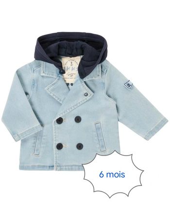 Caban avec capuche IKKS 6 mois neuf