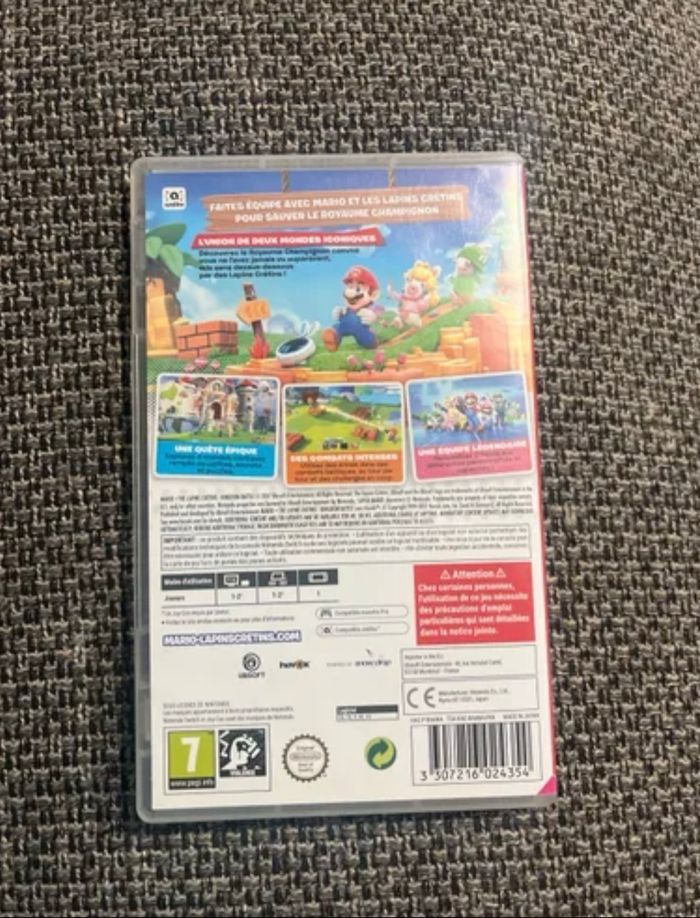 Jeu switch mario et lapins cretins - photo numéro 2