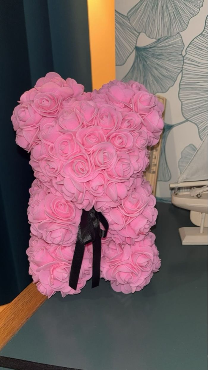 Ours en fleurs artificielle - photo numéro 5